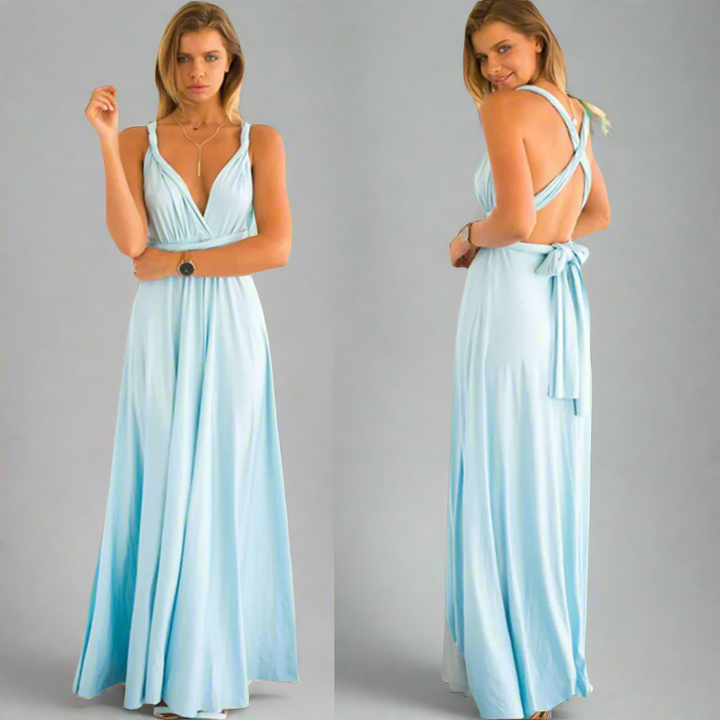 Φόρεμα μεταμορφωμένο από εκλεκτό ύφασμα