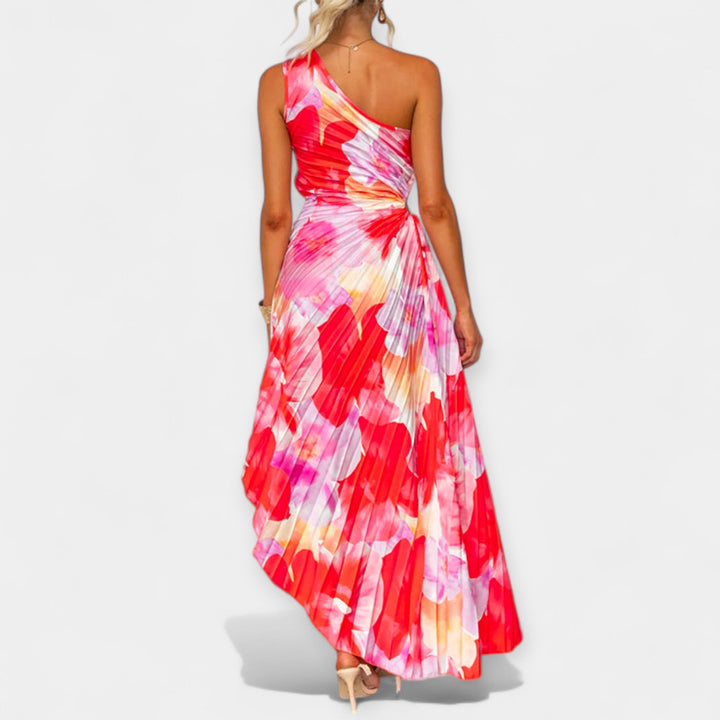 Φόρεμα με Ασύμμετρο Σχέδιο