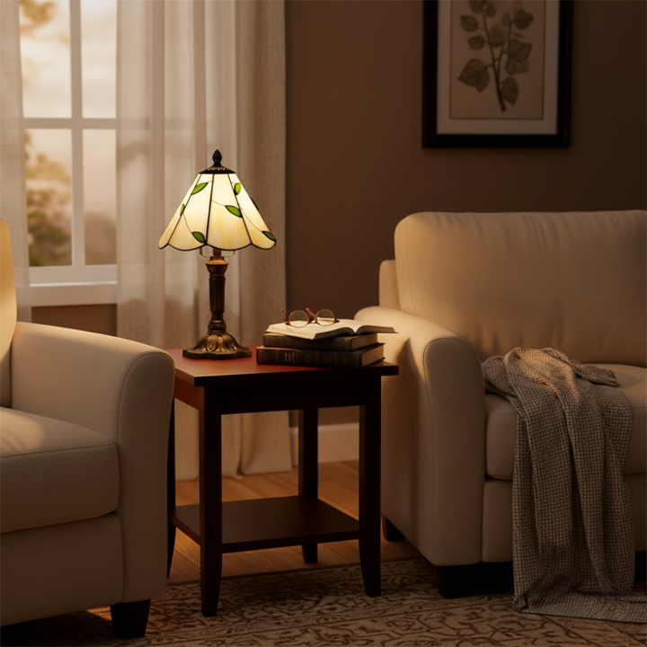 Retro barokowa lampa stołowa LED w stylu inspirowanym