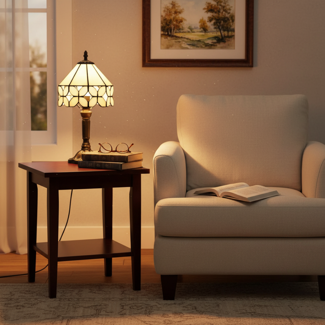 Lampa LED w stylu barokowym starego świata