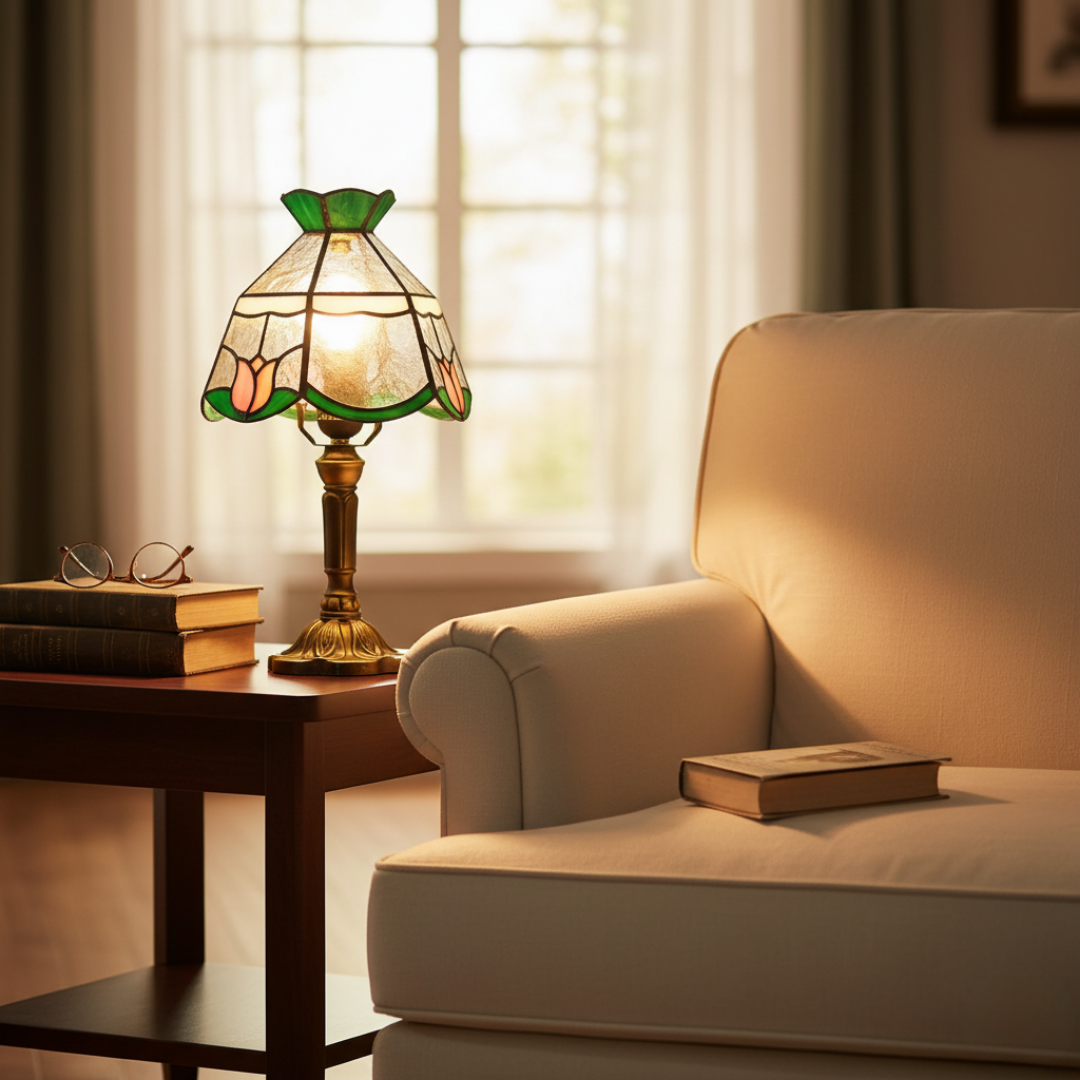 Antyczna barokowa lampa LED