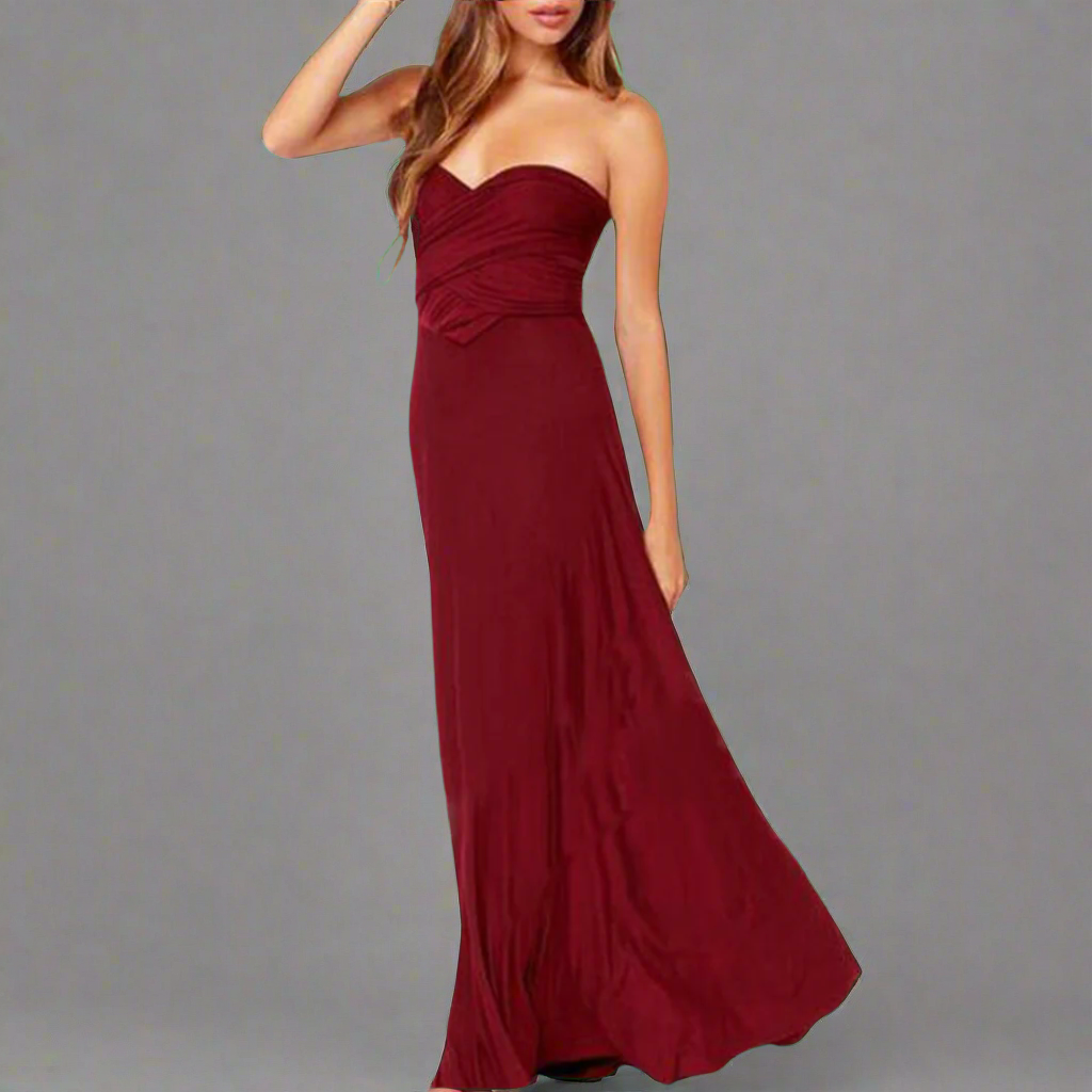 Φόρεμα μεταμορφωμένο από εκλεκτό ύφασμα