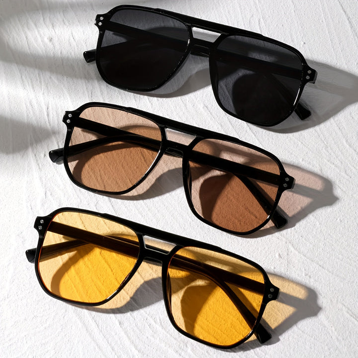 Τετράγωνα Γυαλιά Στυλ Ριβέτα