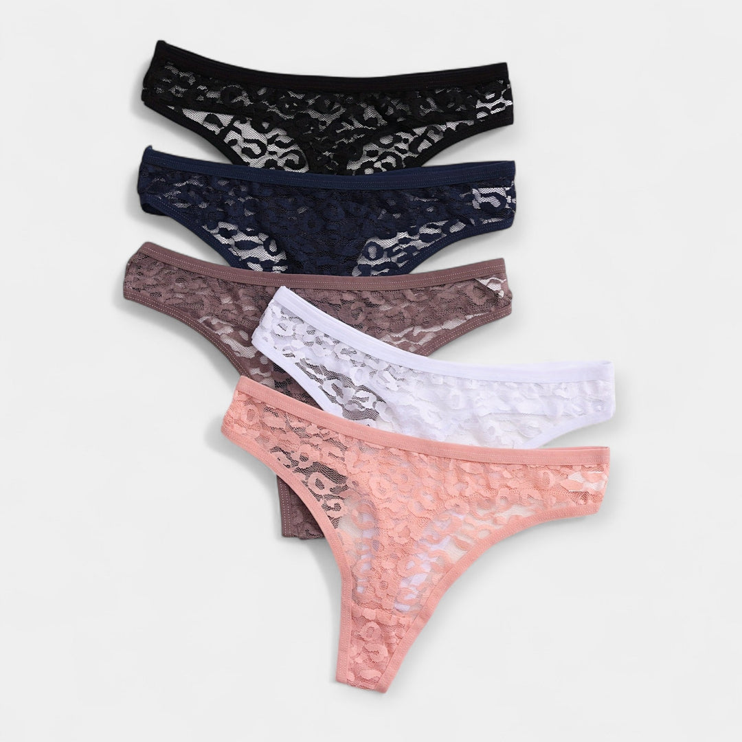 Σετ 5 Σέξι Λουράκια Thong