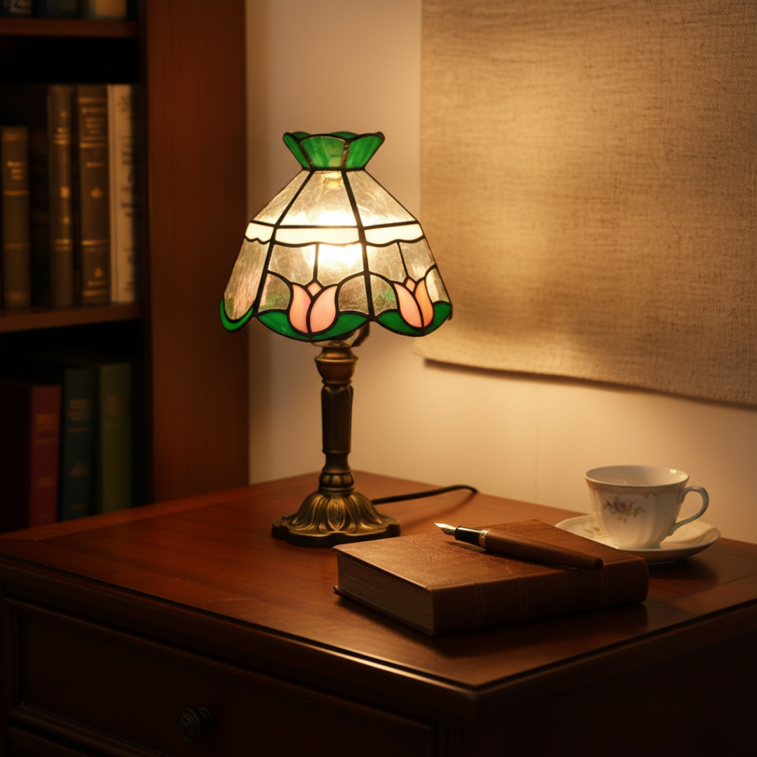 Antyczna barokowa lampa LED