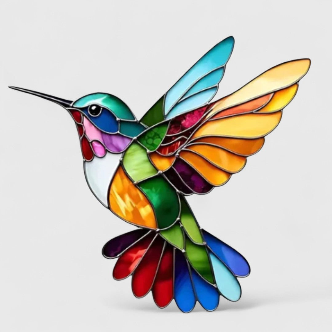 Κατερίνα - Πολύχρωμο κολιέ με καλλιτεχνικό σχέδιο