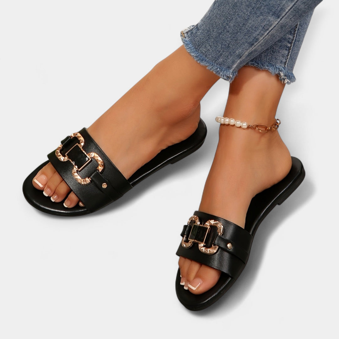 Άνετες Παντόφλες με Στρογγυλή Μύτη