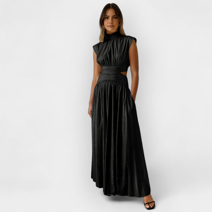 Στυλάτο Φόρεμα με Κοψίματα