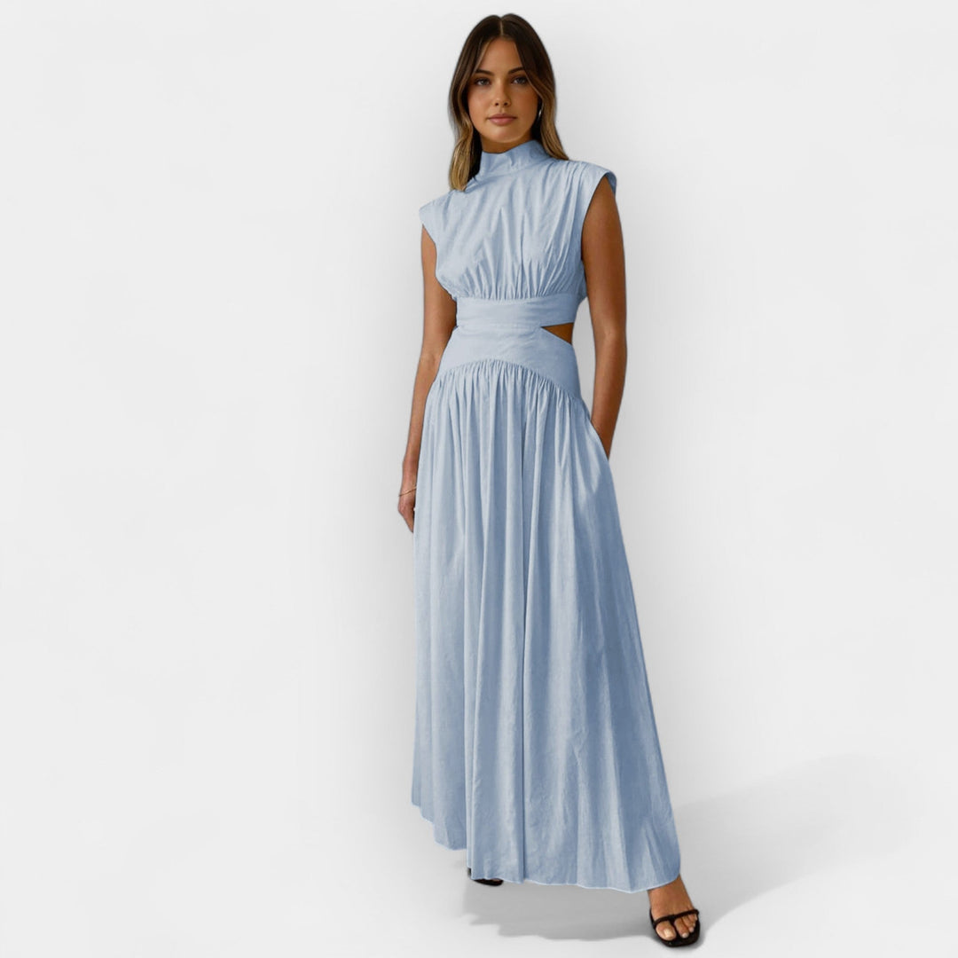 Στυλάτο Φόρεμα με Κοψίματα