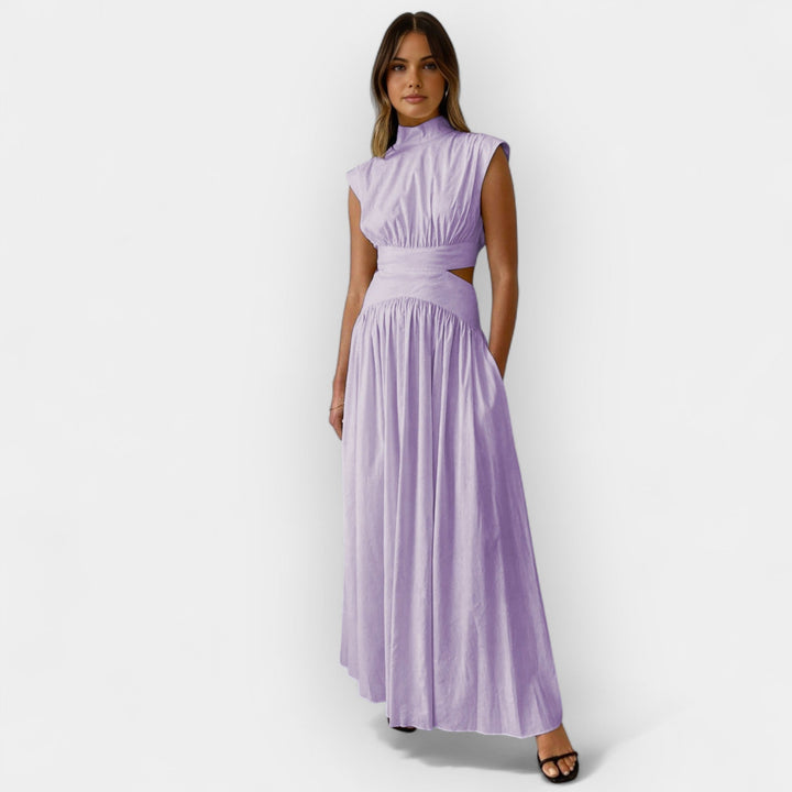 Στυλάτο Φόρεμα με Κοψίματα