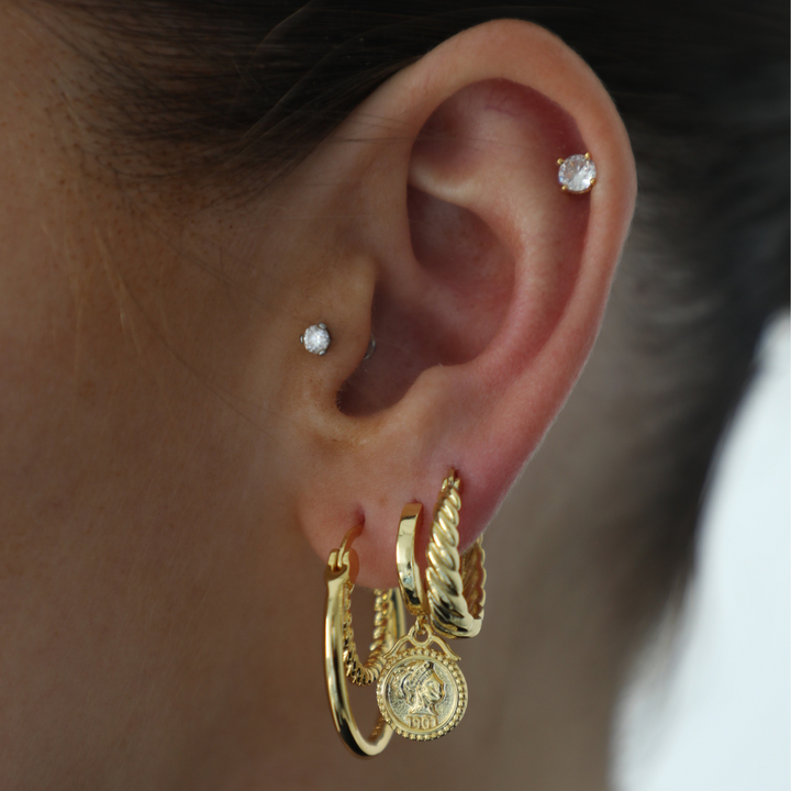 Σκουλαρίκια Στριφτά Twist