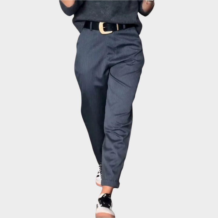 Κομψό Παντελόνι με Ραφές