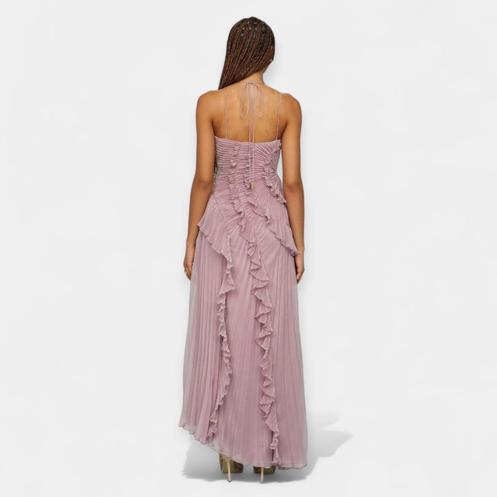 Φόρεμα με Ρυθμισμένα Βολάν