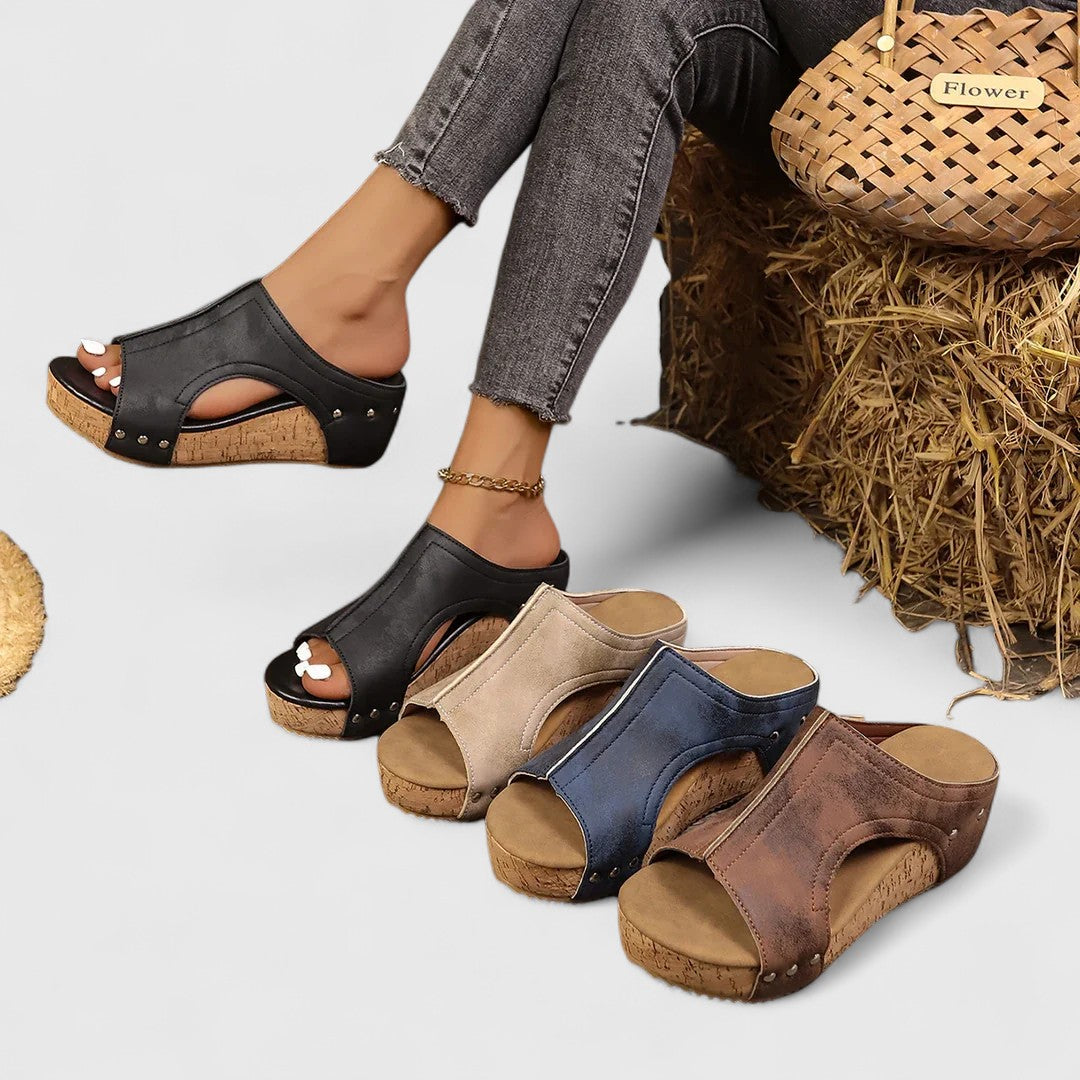 Μαριγώ - Ορθοπεδικά σανδάλια πλατφόρμα με κομψό σχεδιασμό