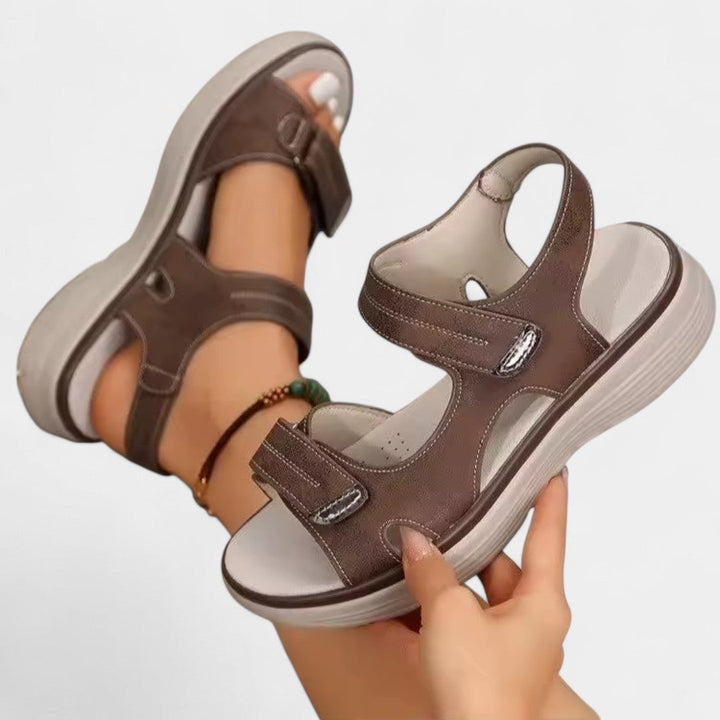 Θεοδώρα - Ορθοπεδικά δερμάτινα σανδάλια υψηλής ποιότητας