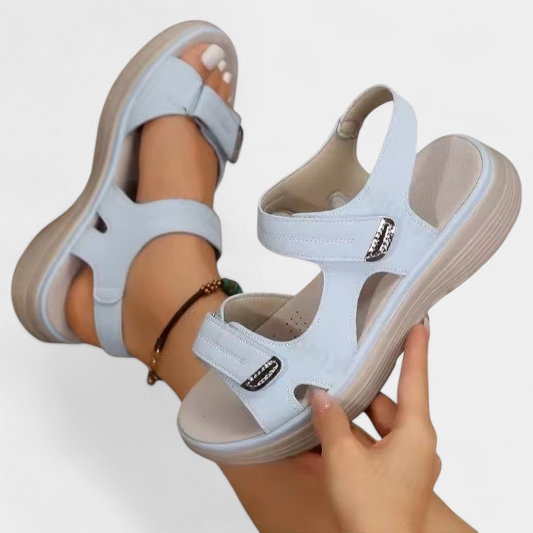 Βενετία - Πολυτελή ορθοπεδικά δερμάτινα σανδάλια με εργονομική στήριξη