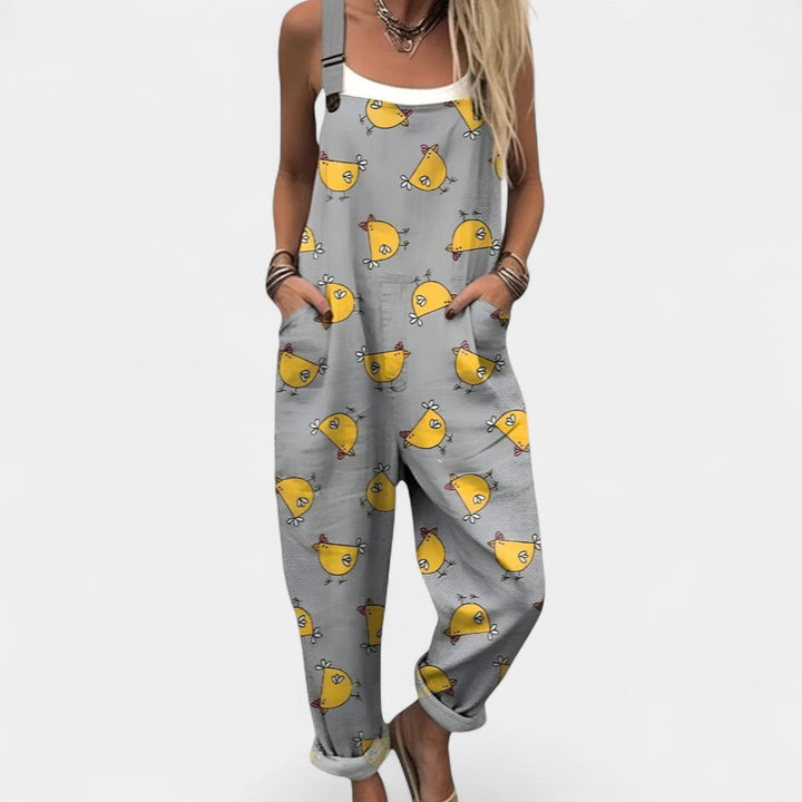 Ζωή - Καλλιτεχνική ολόσωμη φόρμα με ρετρό αισθητική και ελευθερία κίνησης