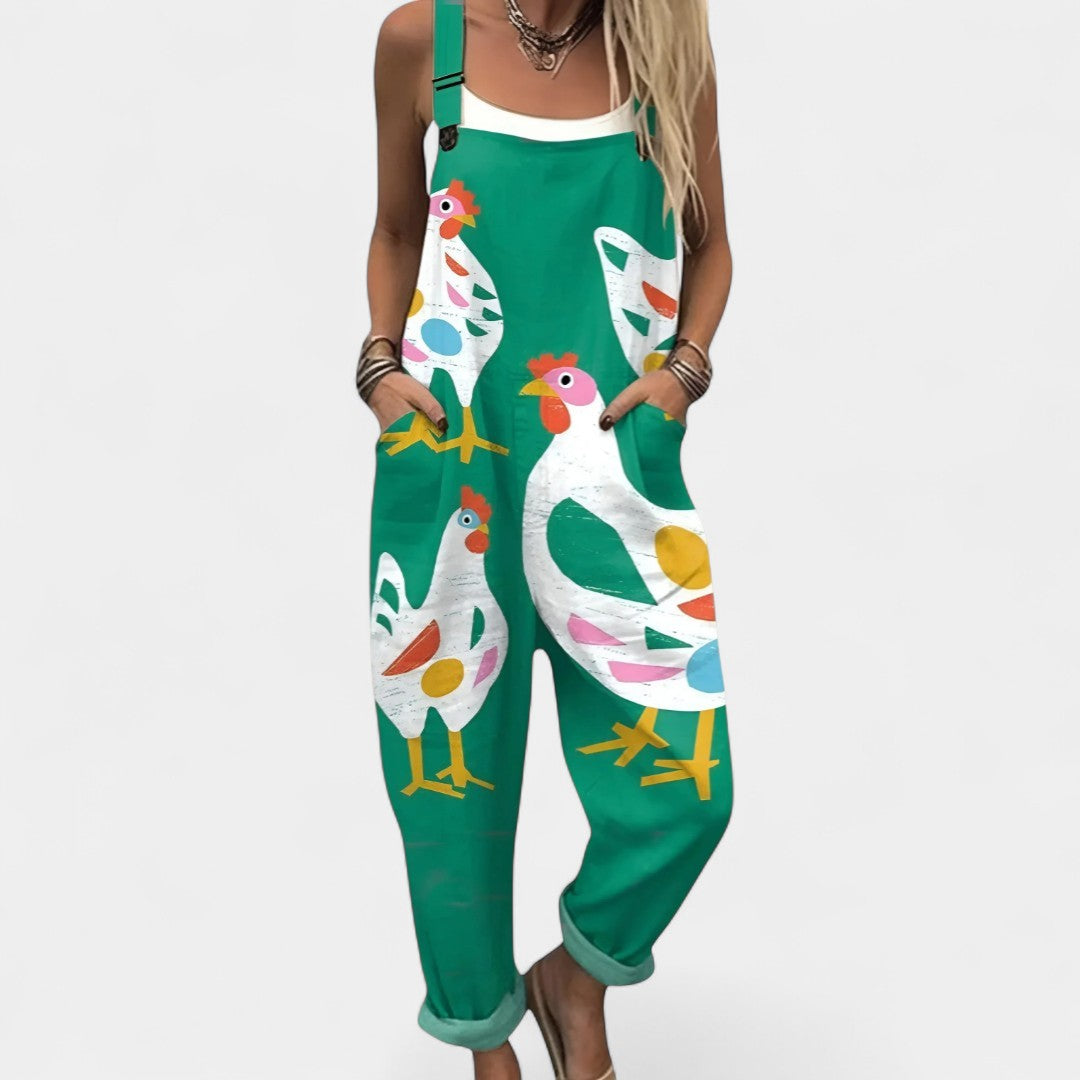 Ζωή - Καλλιτεχνική ολόσωμη φόρμα με ρετρό αισθητική και ελευθερία κίνησης