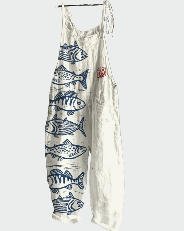 Ρετρό λουλουδάτη ολόσωμη φόρμα