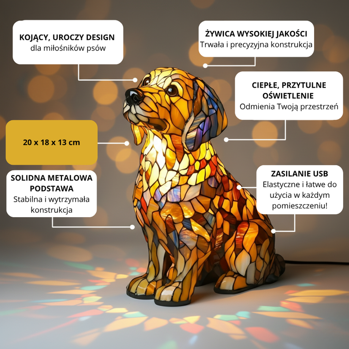 Figurka „Lily” — duchowy golden retriever