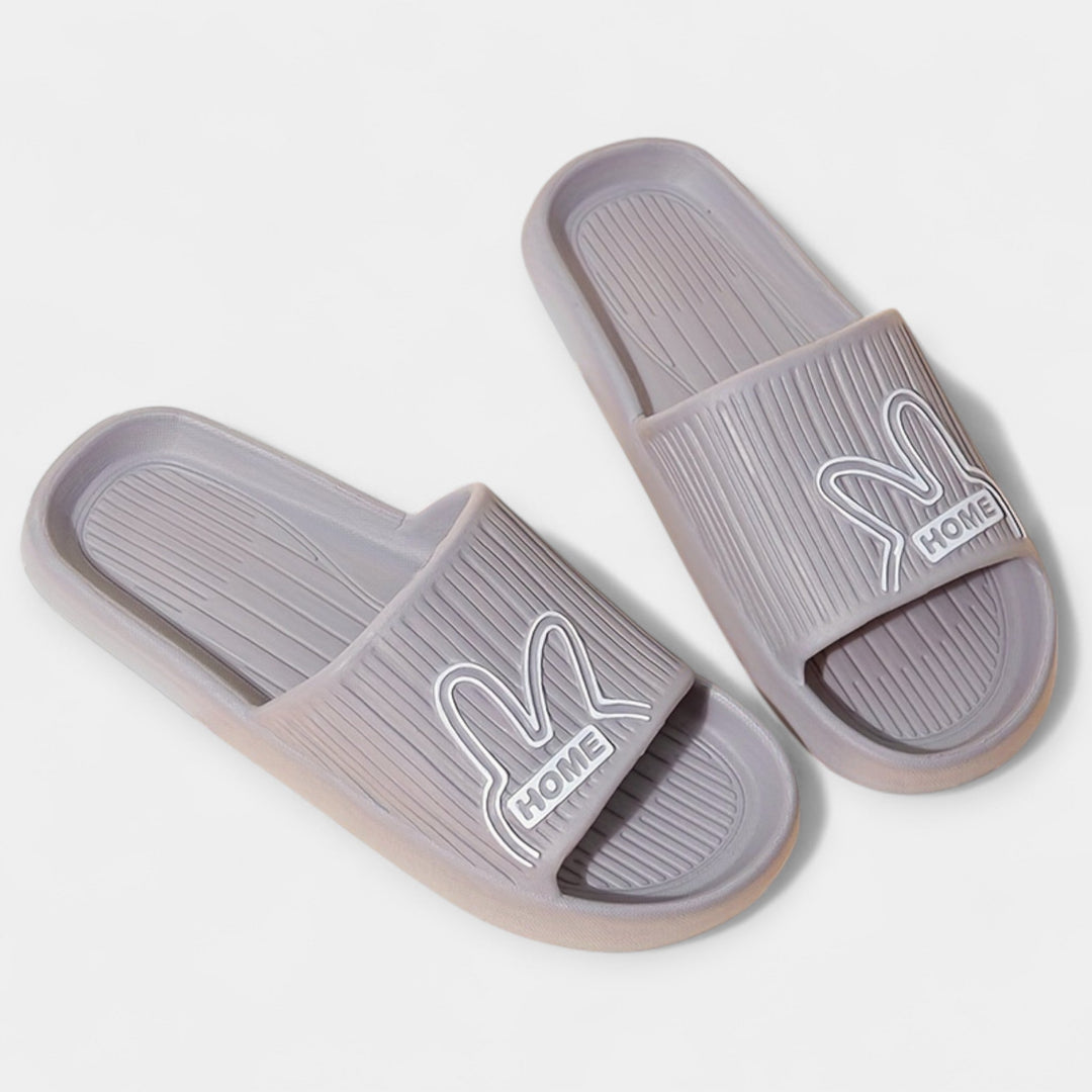 Γυναικείες Παντόφλες με Cartoon Σχέδιο & Ανοιχτά Δάχτυλα