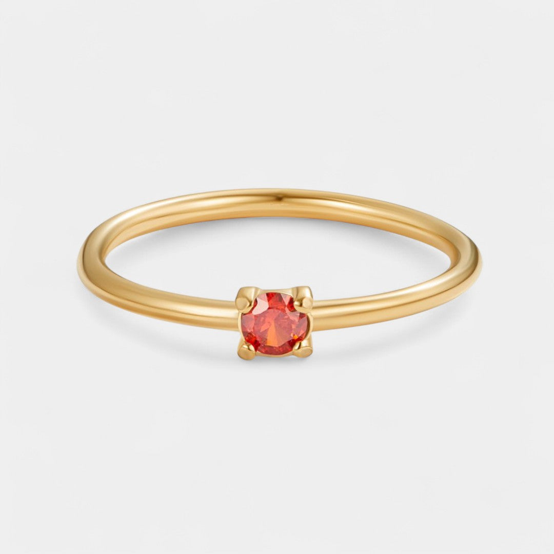 Ιφιγένεια - Χρυσά δαχτυλίδια με λίθο γέννησης