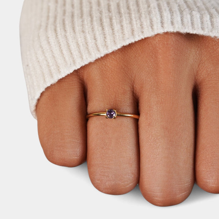 Ιφιγένεια - Χρυσά δαχτυλίδια με λίθο γέννησης