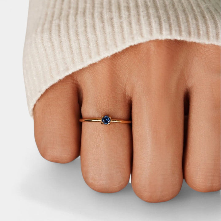 Ιφιγένεια - Χρυσά δαχτυλίδια με λίθο γέννησης