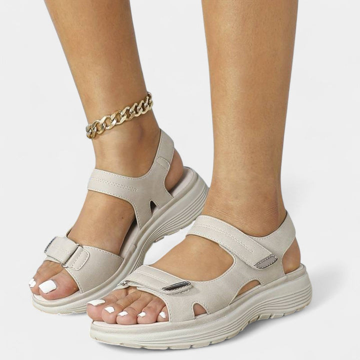 Βενετία - Πολυτελή ορθοπεδικά δερμάτινα σανδάλια με εργονομική στήριξη