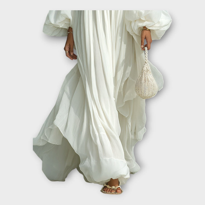 Αέρινο φόρεμα με εκλεπτυσμένη minimal αισθητική