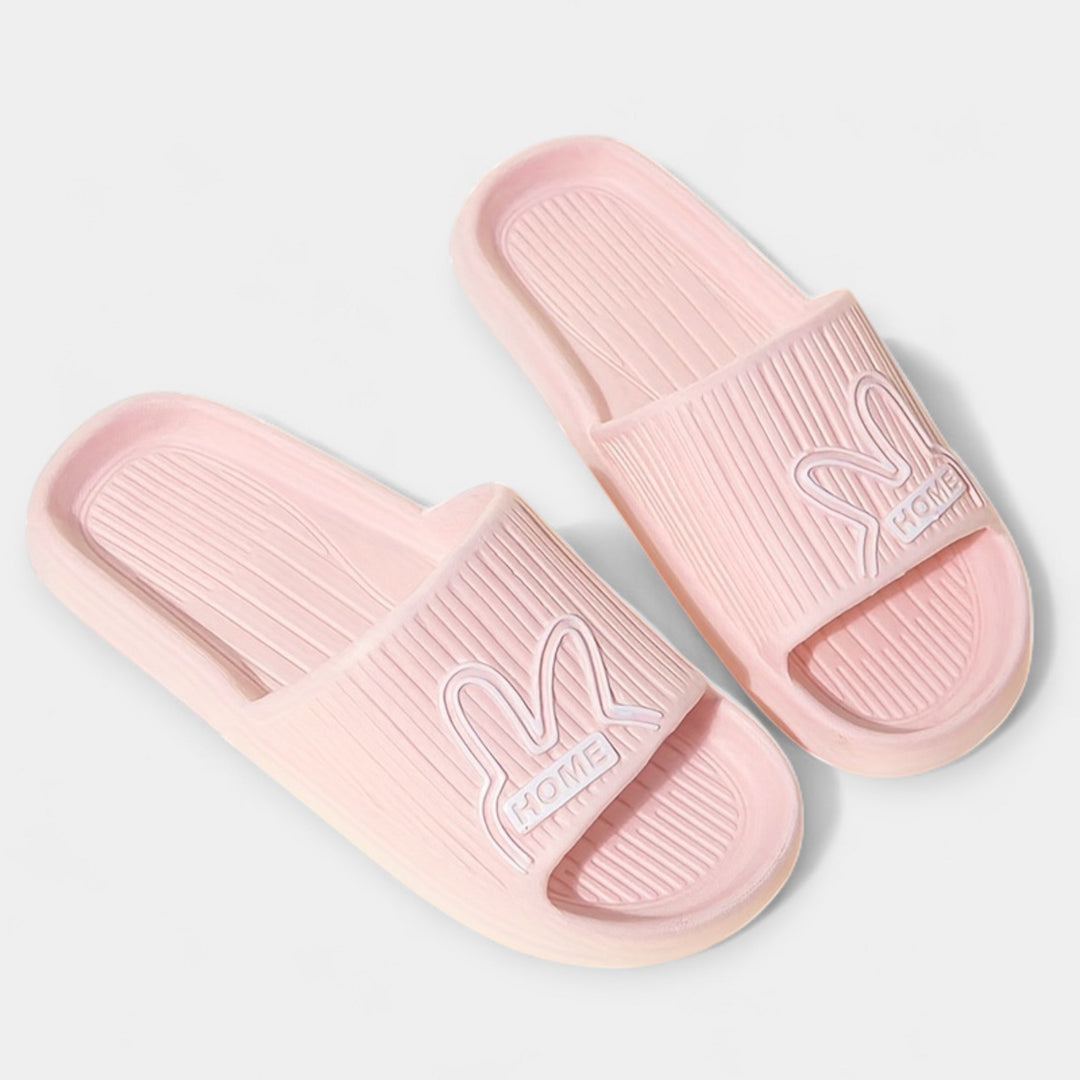 Γυναικείες Παντόφλες με Cartoon Σχέδιο & Ανοιχτά Δάχτυλα