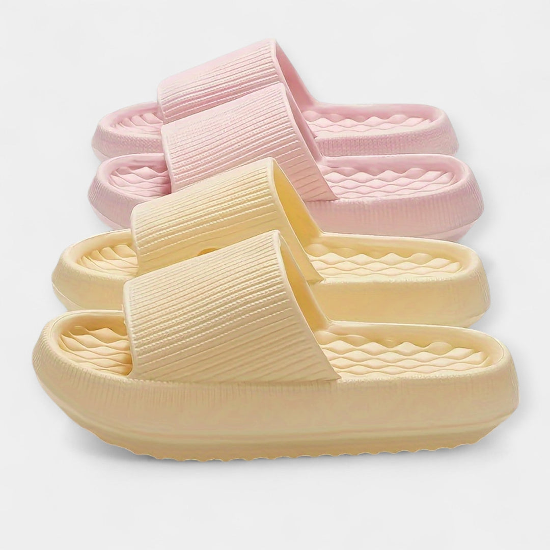 Καλοκαιρινά Slip-On Σανδάλια με Παχύ Πάτο