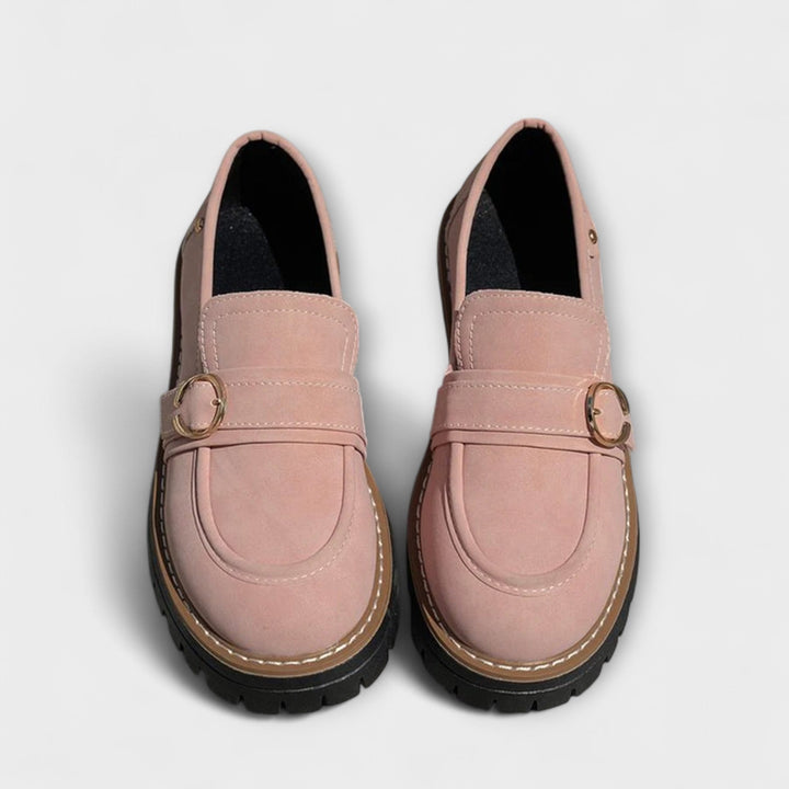 Ελένη Λώρα Casual Loafers Στρογγυλή Μύτη Άνετη Κατασκευή
