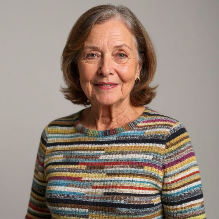 Πλεκτό Πουλόβερ με Ριγέ Σχέδιο