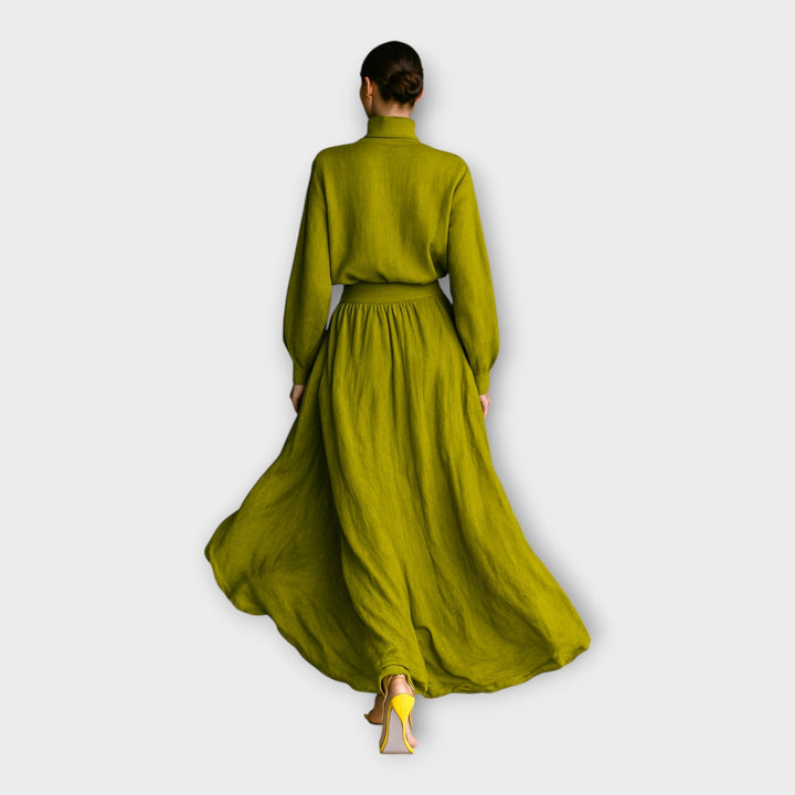 Πλεκτό σετ με αέρινη κομψότητα