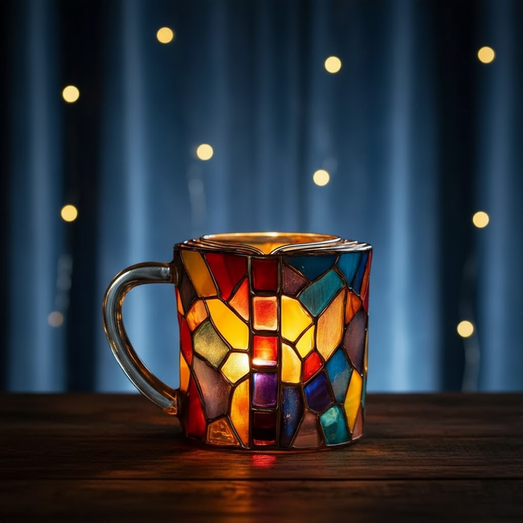 Ręcznie wykonany kubek 3D „aurora” w formie książki