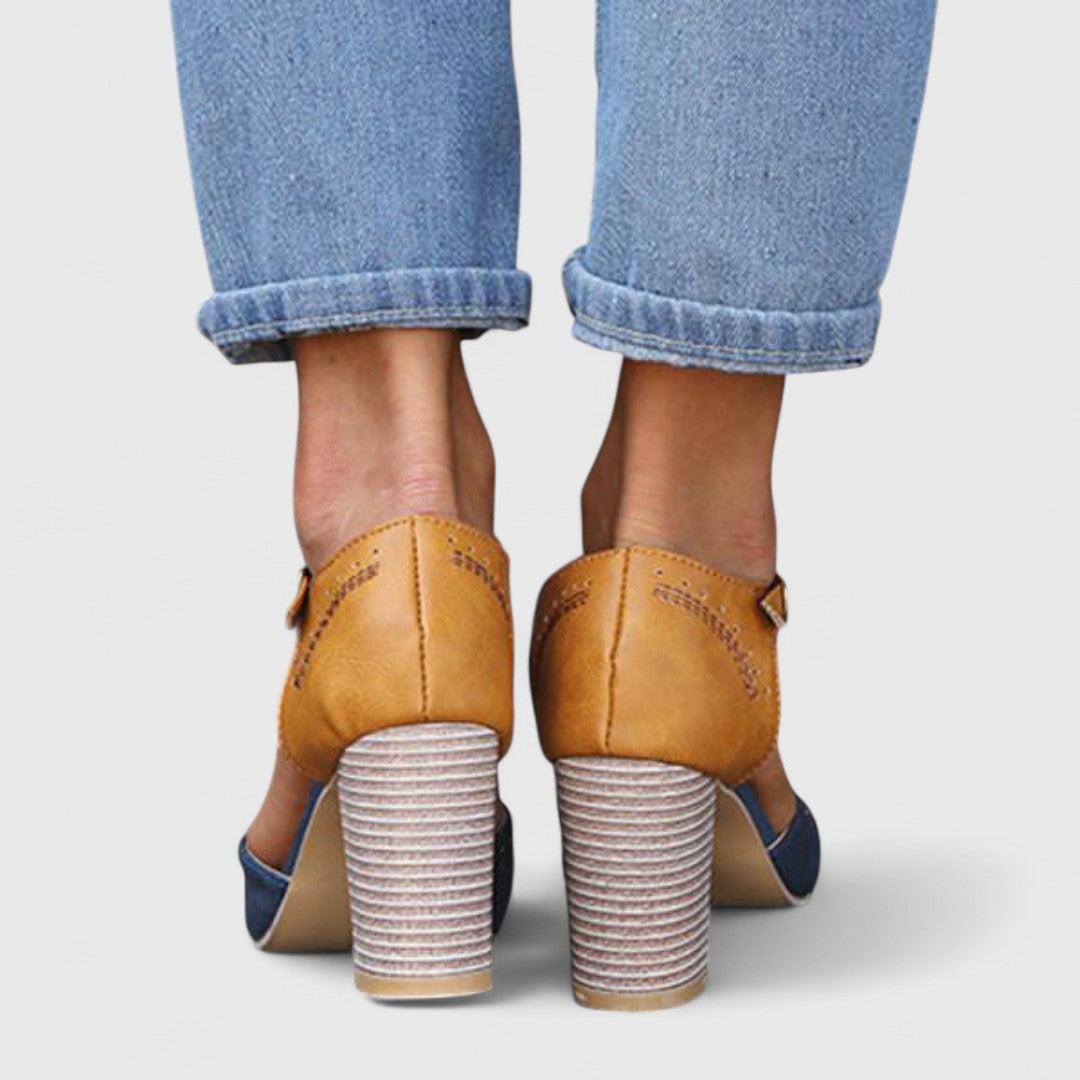 Ζαμπέτα - Γυναικεία παπούτσια με χαμηλό τακούνι, σχεδιασμένα για ισορροπία και άνεση