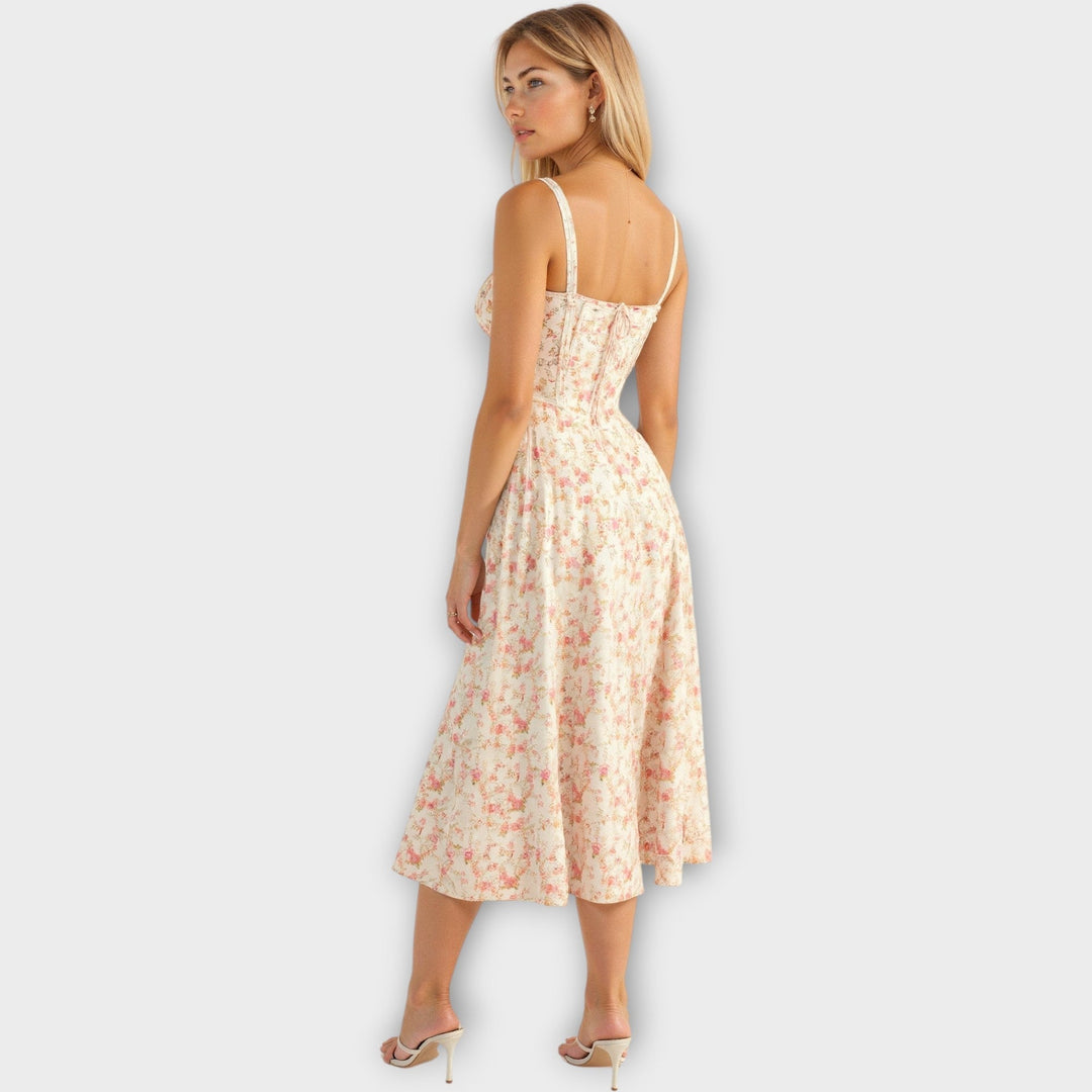 Μίντι Φόρεμα με Κορσέ