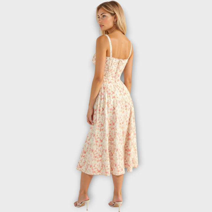 Μίντι Φόρεμα με Κορσέ