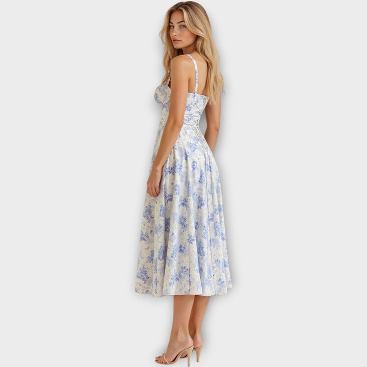 Μίντι Φόρεμα με Κορσέ