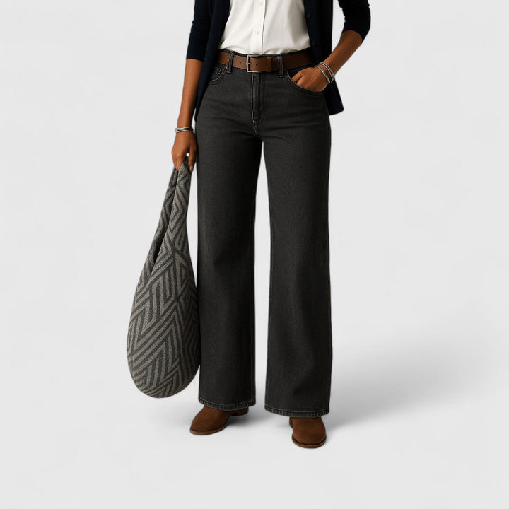 Μάρθα - Τζιν με φαρδύ πόδι σε άνετη γραμμή